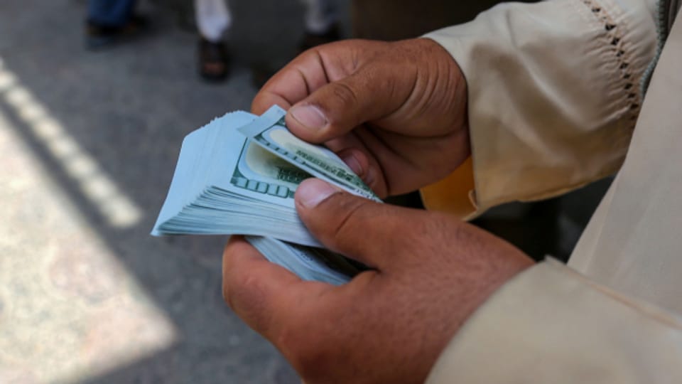 Afghanische Währung «Afghani» im Hoch