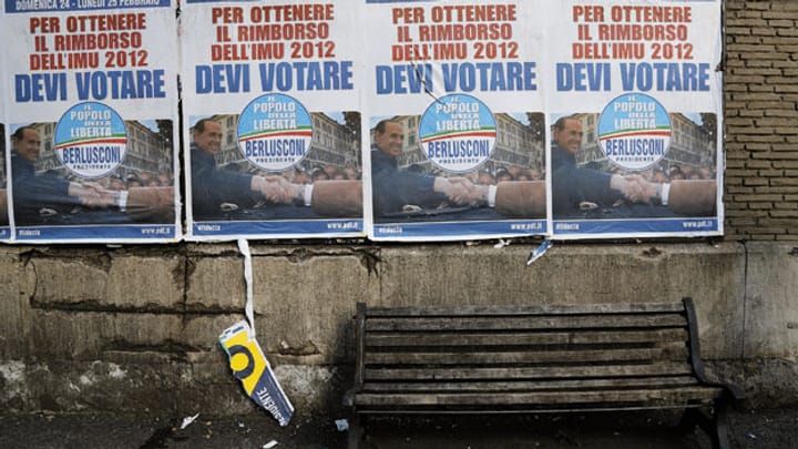 Geringe Aussichten für eine stabile Regierung in Italien