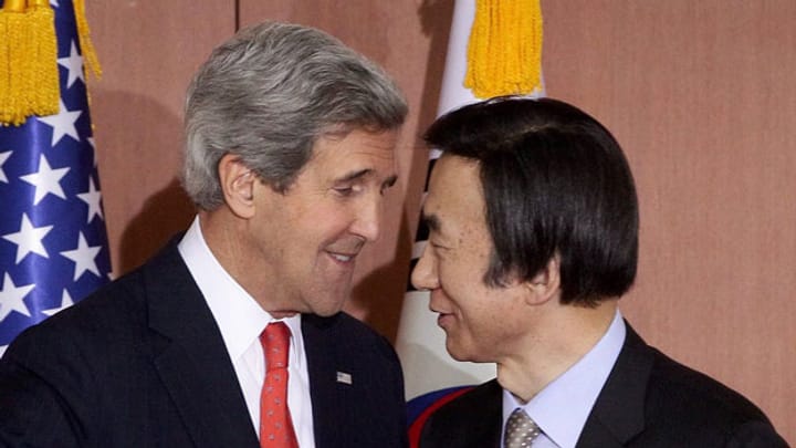 US-Aussenminister Kerry beruhigt Südkorea