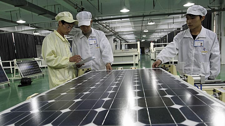 Brüssel beschliesst Strafzölle für Chinas Solarindustrie