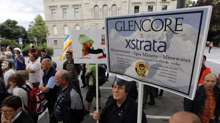 Gewinneinbruch bei Rohstoffkonzern Glencore Xstrata