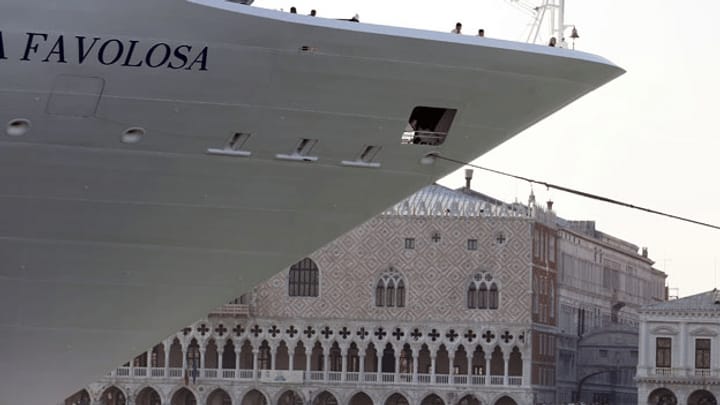 Italien verbietet Riesenkreuzer in Venedig