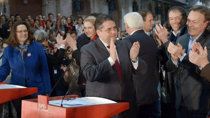 SPD-Basis umarmt grosse Koalition