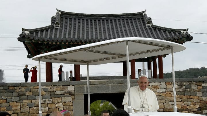 Eindrücke von Papst Franziskus' Südkorea-Reise