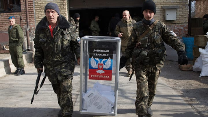 SRF-Korrespondent Christoph Franzen über die Wahlen im Donbass