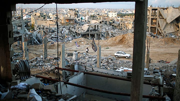 Gazas Bevölkerung - allein gelassen in Kriegsruinen