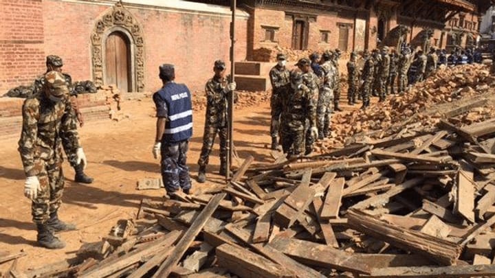 Nepals Kulturerbe ist stark beschädigt