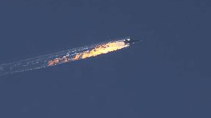 Türkische Armee schiesst russisches Kampfflugzeug ab