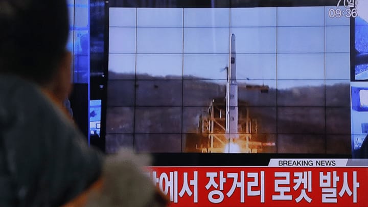 Empörung nach Raketentest in Nordkorea