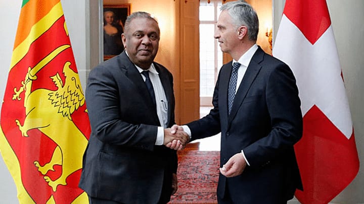 Sri Lanka und die Schweiz wollen Rückübernahme-Abkommen