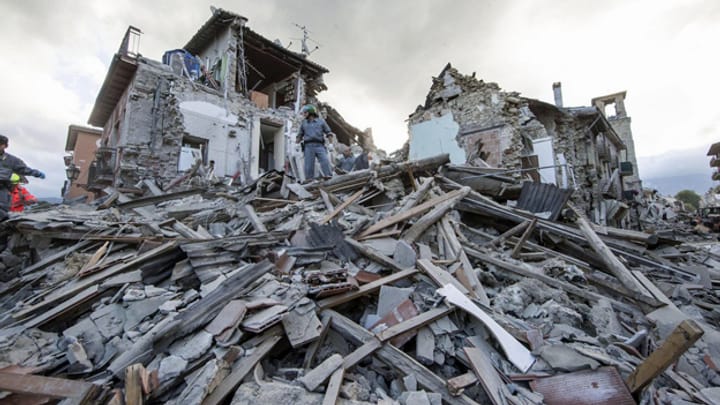 Italien nach dem Erdbeben