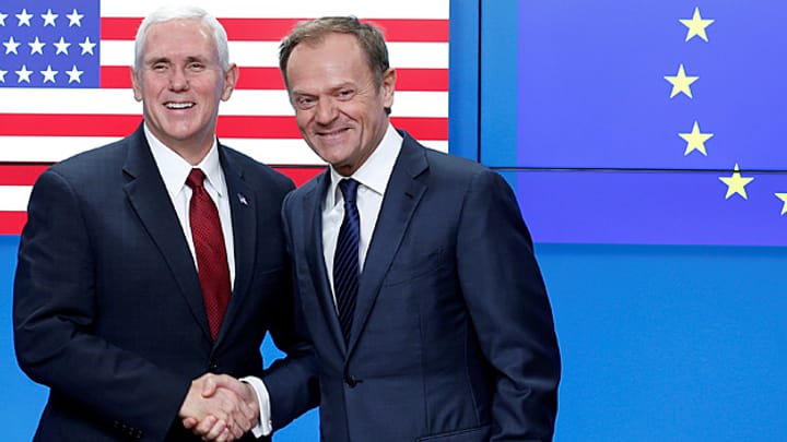 US-Vizepräsident Mike Pence in Brüssel