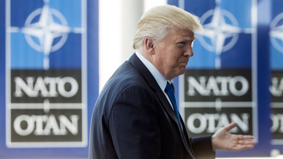 Trumps Besuch bei der Nato in Brüssel