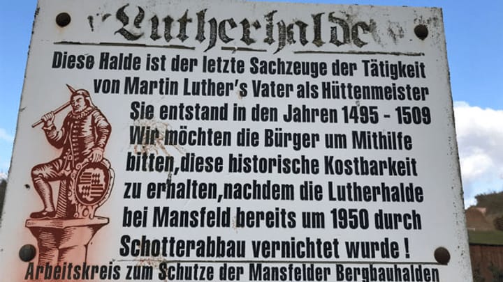 Die Lutherhalde - der berühmteste Steinhaufen Deutschlands