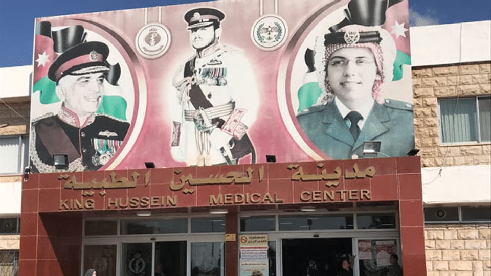 King Hussein Medical Center in Amman hilft aus