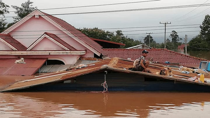 Hunderte vermisster Menschen nach Dammbruch in Laos