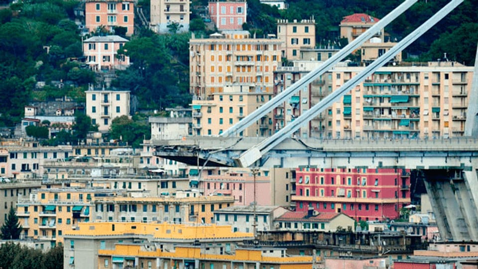 Brücken-Einsturz in Genua: Viele offene Fragen