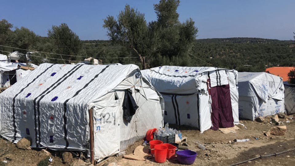 Unzumutbare Zustände in Flüchtlingslager auf Lesbos