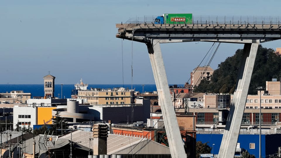 Kaputte Brücke in Genua soll abgerissen werden