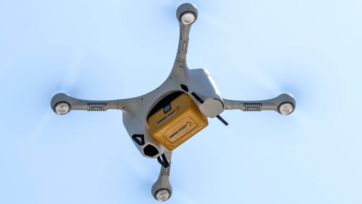 Post-Drohne abgestürzt