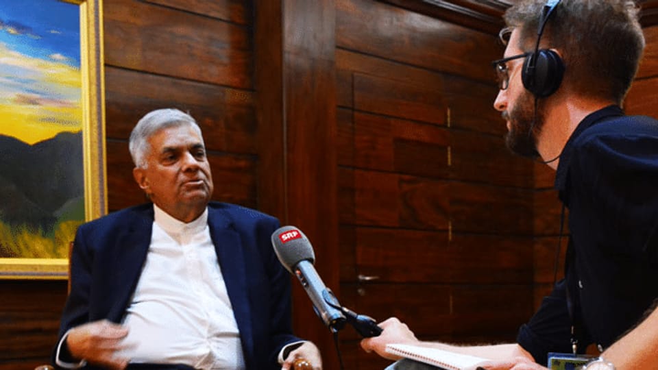 Sri Lankas Premier zeigt sich wenig selbstkritisch
