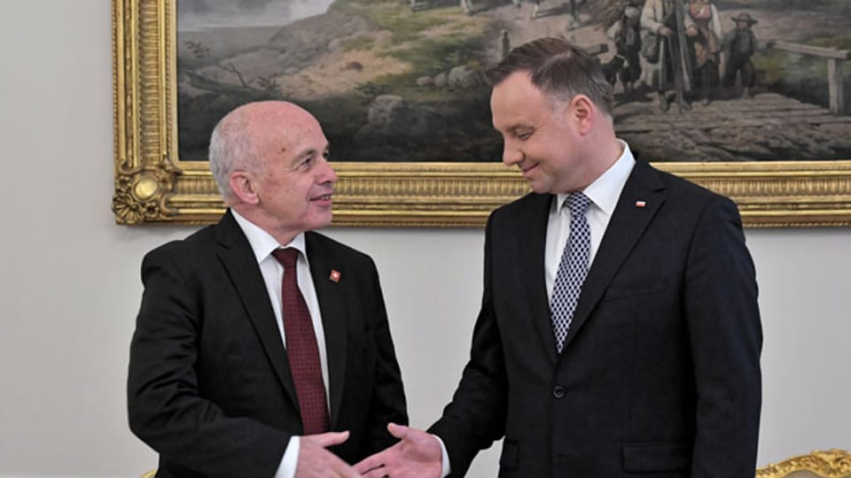 Bundespräsident Maurer feiert mit Polen