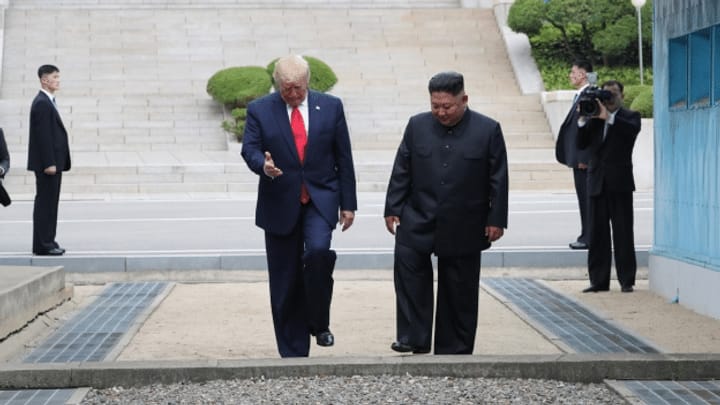 Trump betritt nordkoreanischen Boden: ein grosser Schritt?