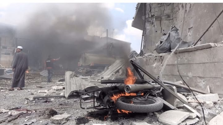 Idlib im Bombenhagel