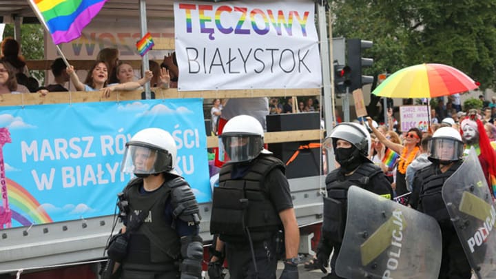 Schüren von Hass gegen Homosexuelle in Polen