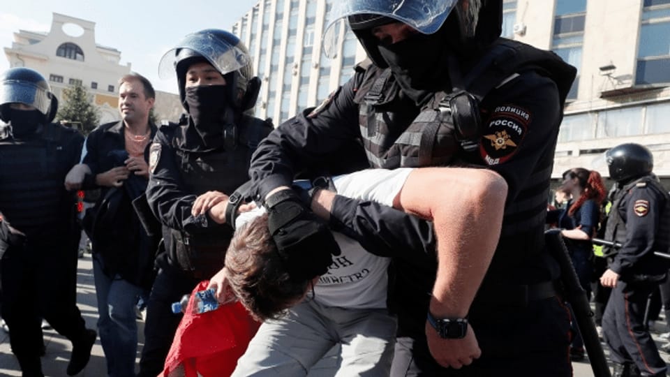 Wieder Demonstrationen in Moskau