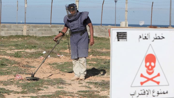 Weltweit wieder mehr Landminen-Opfer