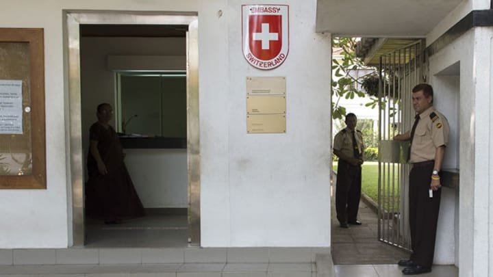 Entführungsfall in Schweizer Botschaft in Sri Lanka