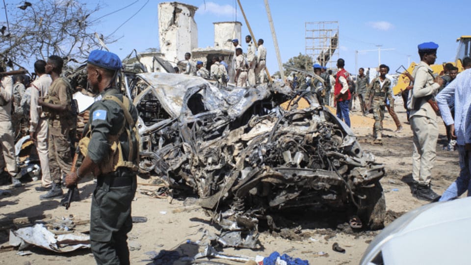 Schwerer Bombenanschlag in Mogadischu