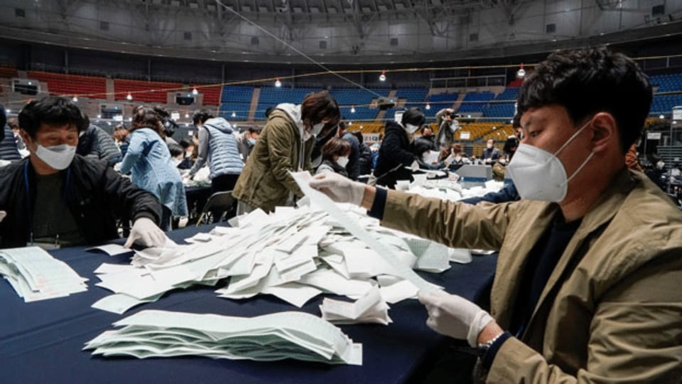 Südkorea: Regierung gewinnt Parlamentswahlen deutlich