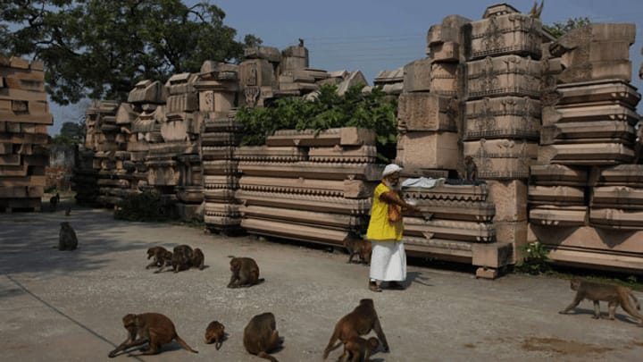 Tempelbau mit politischem Kalkül in Indien