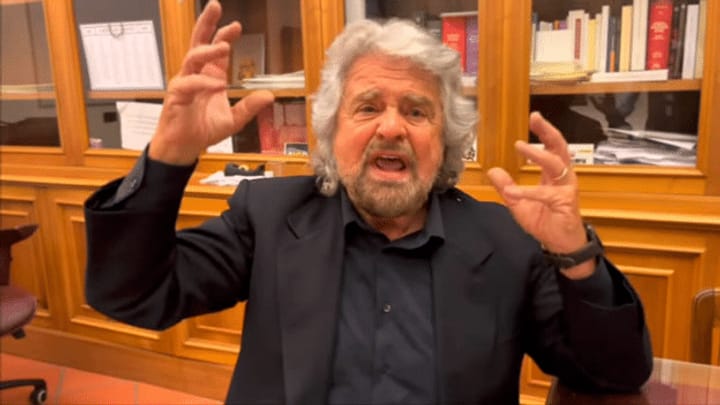 Beppe Grillos Wutausbruch Richtung Justiz