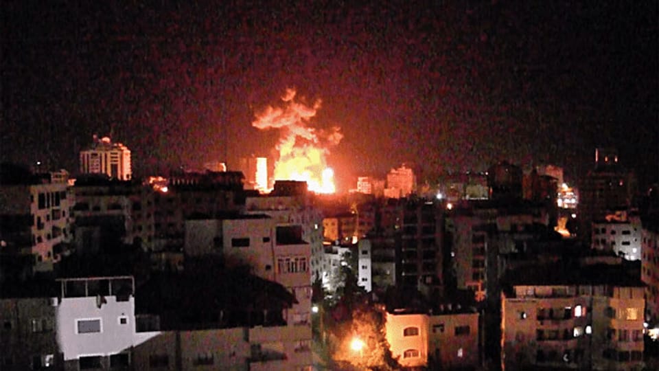 Israelische Luftwaffe fliegt wieder Angriffe auf den Gazastreifen