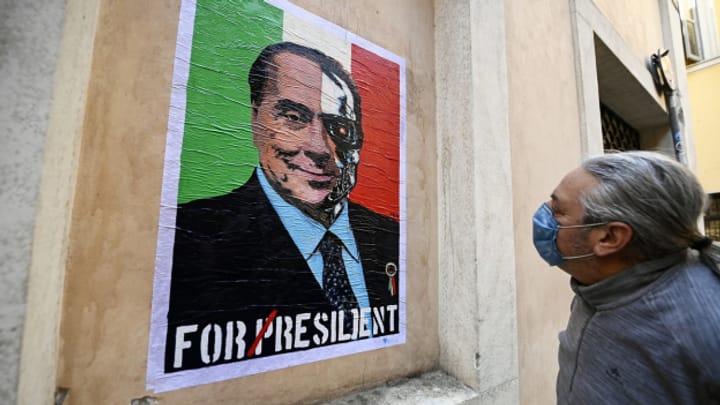Archiv: Berlusconi zieht sich aus Präsidentschaftsrennen zurück