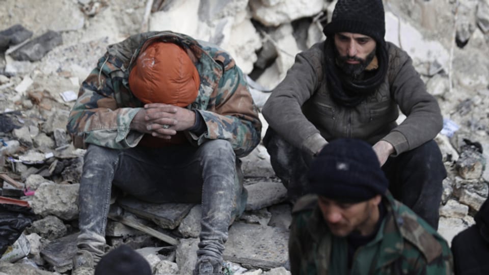 Erdbeben: Blick nach Aleppo