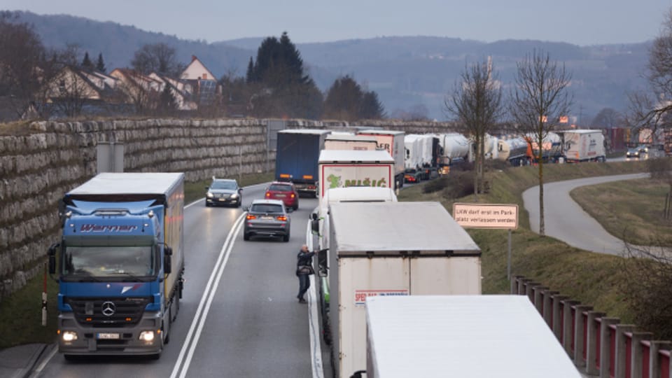 Deutschland-Schweiz: Neues System für den Schwerverkehr