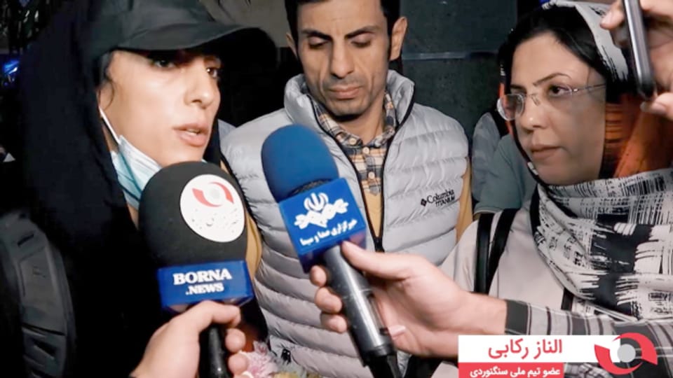Die iranische Kletterin Elnaz Rekabi ist nicht mehr verschwunden