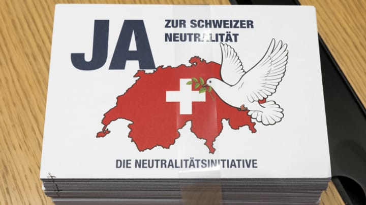 Bewegung Pro Schweiz lanciert Neutralitätsinitiative