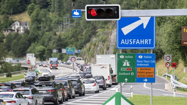Gotthard-Strassentunnel bleibt vorläufig gesperrt