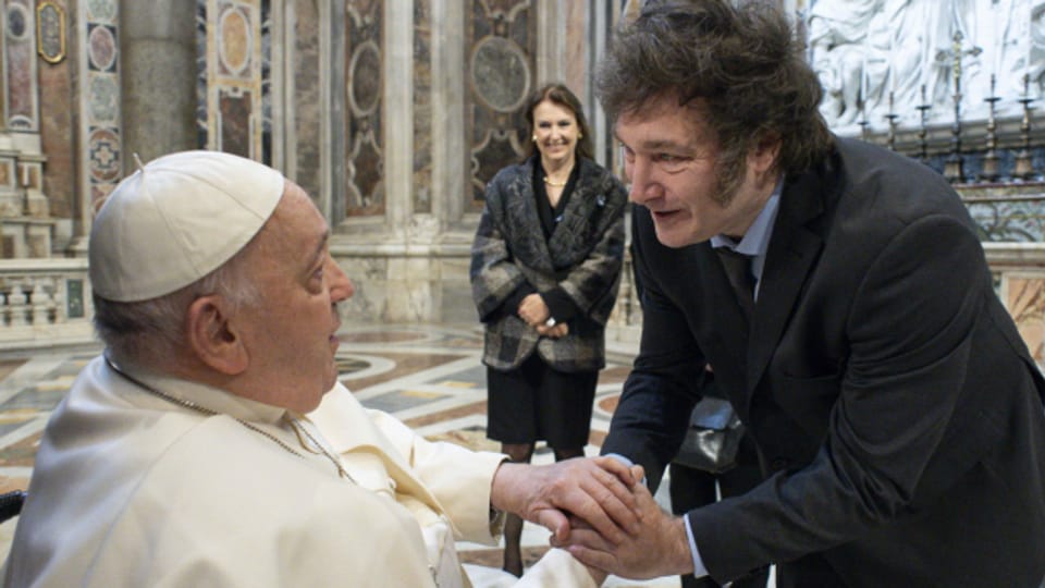 Argentiniens Präsident Milei zu Besuch beim Papst