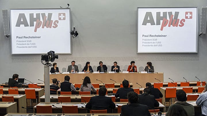 Gewerkschaftsbund lanciert Initiative «AHVplus»