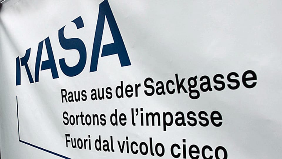 Bundesrätliche Gegenvorschläge zur RASA-Initiative