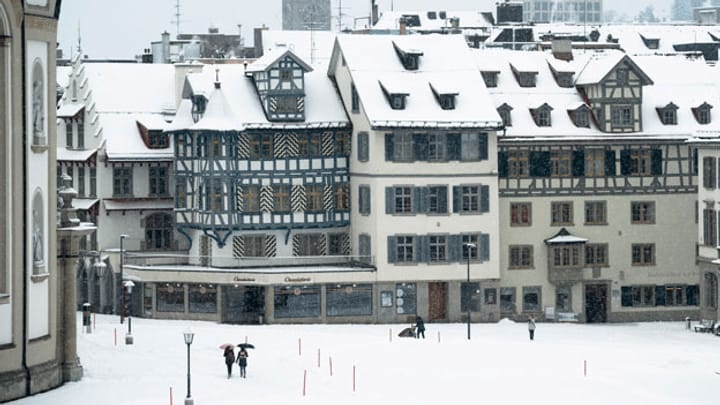 Schneerekord in St. Gallen