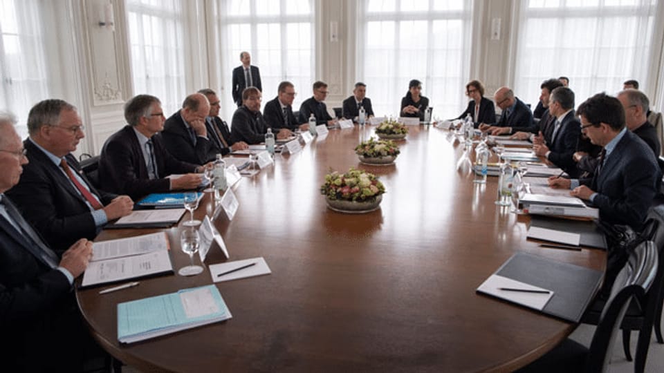 Bundesrat und Sozialpartner am gleichen Tisch