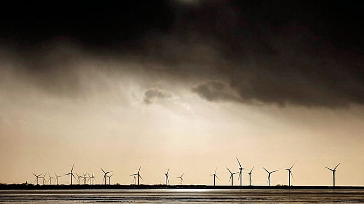 «Niklas» - zu viel Wind für Windkraftwerke