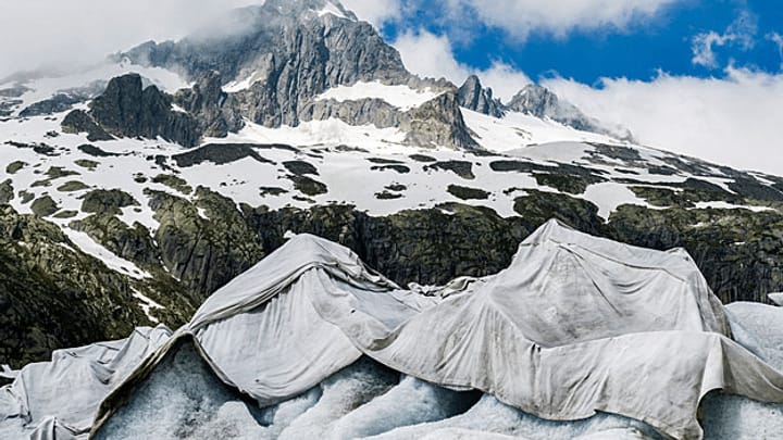 Gletscher schmelzen in atemberaubendem Tempo